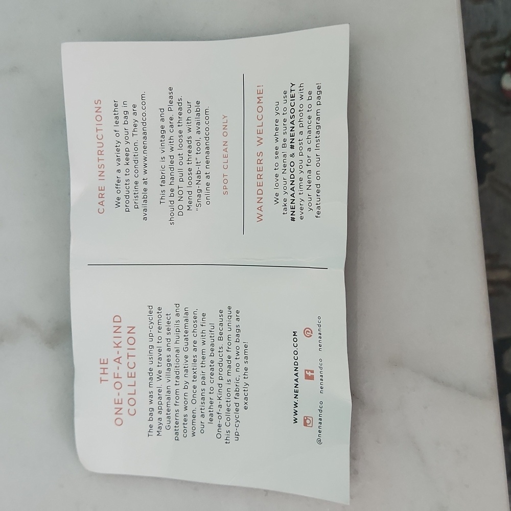 Nena & Co. Brown Leather Bag with Colorful Embroidery - Picture 11 of 12